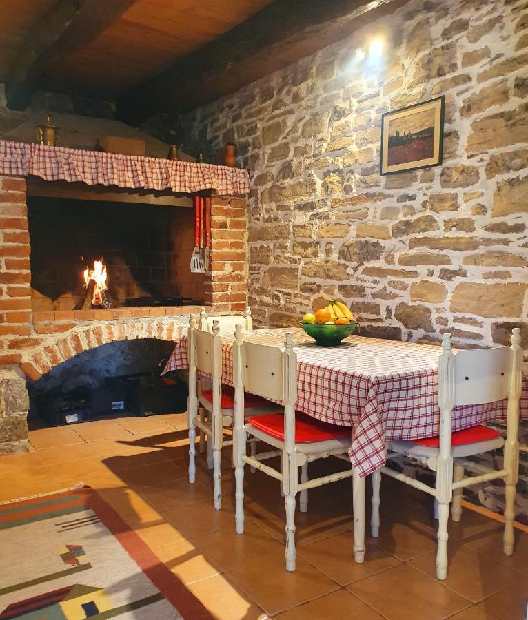 Casa Leonarda, Old Authentic Istrian Stone House Near Motovun, Central Istria Zamask Buitenkant foto