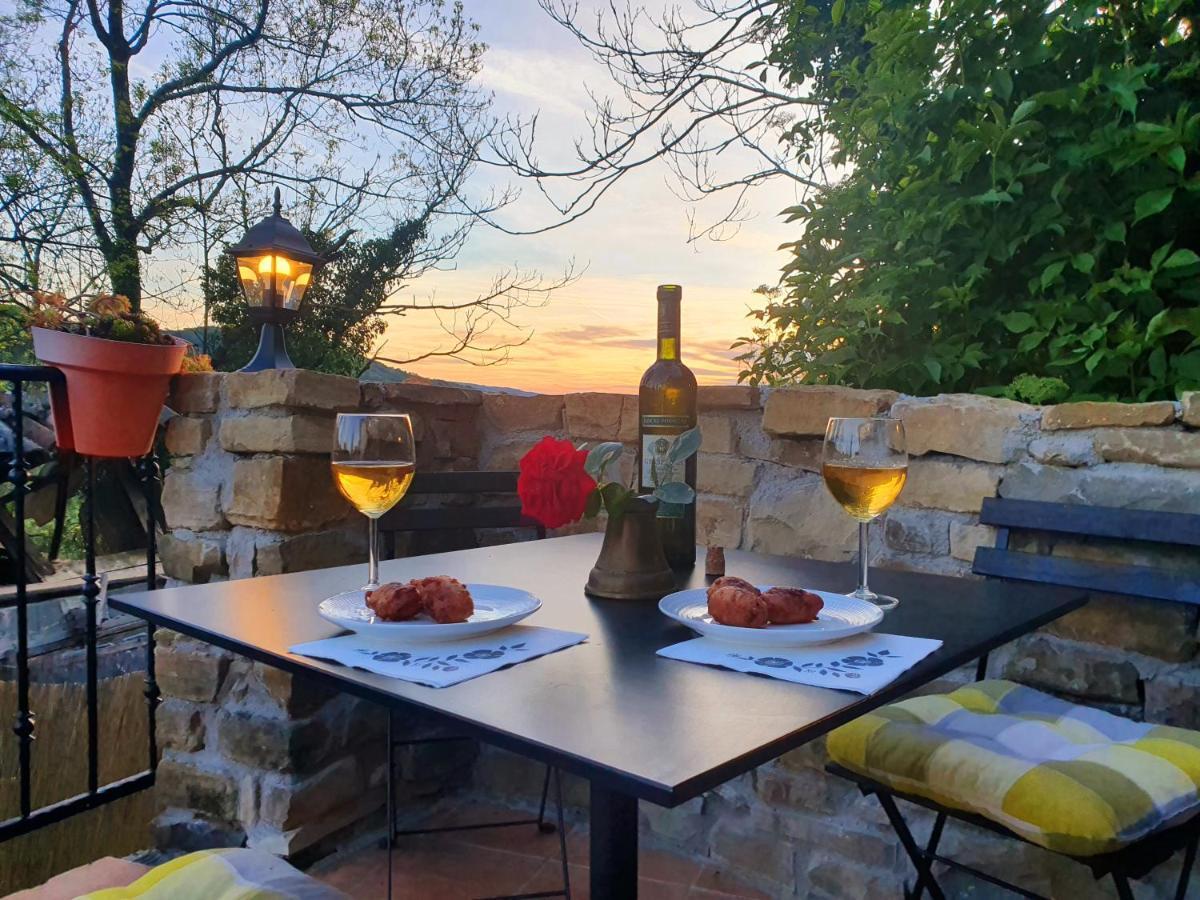 Casa Leonarda, Old Authentic Istrian Stone House Near Motovun, Central Istria Zamask Buitenkant foto