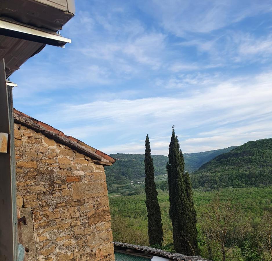Casa Leonarda, Old Authentic Istrian Stone House Near Motovun, Central Istria Zamask Buitenkant foto